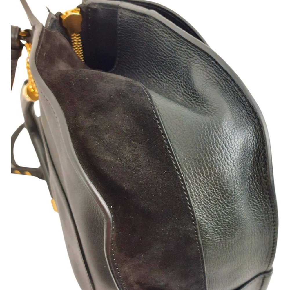 Chloe Goldie Medium Black Leather Shoulder Bag - Picture 5 of 16